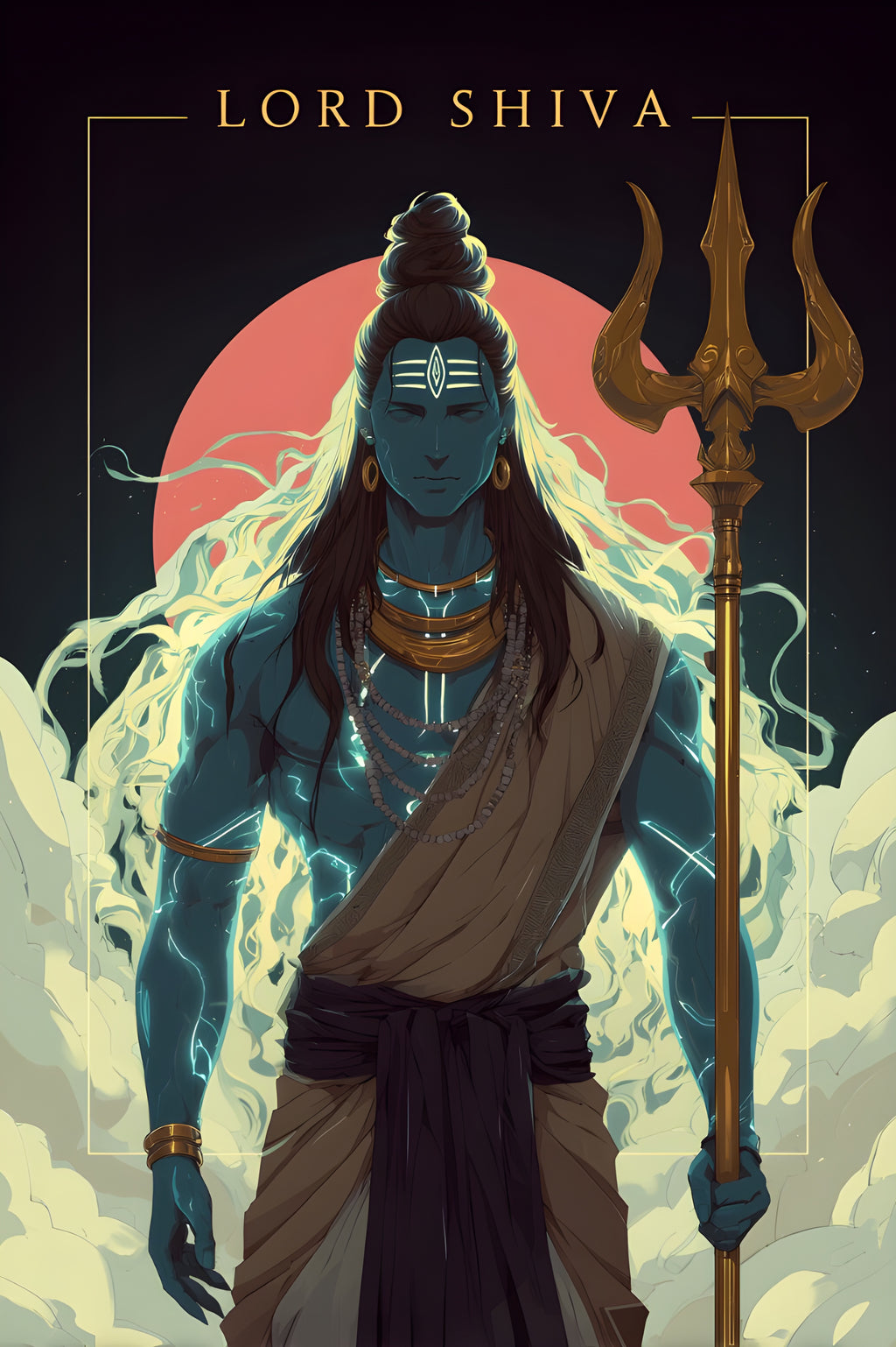 Shiva: The Apex Divinity Art Poster
