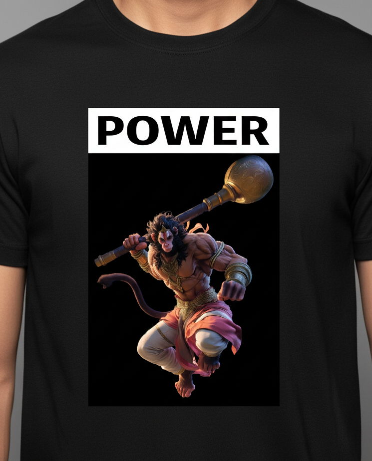 Lord Hanuman Anime T-Shirt | Unisex Supima T-Shirt | Gym Wear | Casual Wear