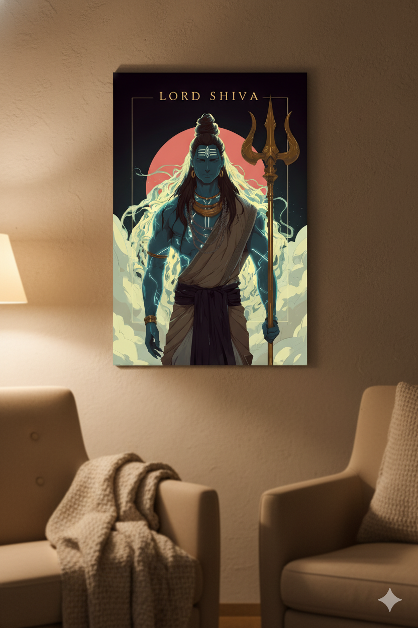 Shiva: The Apex Divinity Art Poster