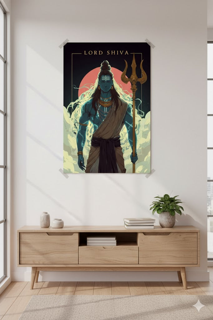 Shiva: The Apex Divinity Art Poster